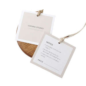 Etiquetas Colgantes de Papel Irregulares Personalizadas al por Mayor, Diseño de Contraste de Color Rosa para Prendas, Etiquetas Creativas para Marcas de Ropa - Product Image 3