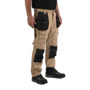 Pantalons de travail robustes et protecteurs, genoux renforcés, multi-poches, vêtements de travail utilitaires en stock - Product Image 5