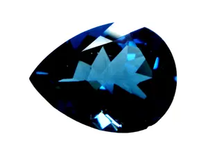 Topázio Azul Gemstone Alta Qualidade Melhor Preço Loose Gemstone Atacado Gemstone Fornecedor Facetado Pear Shaped Jewelry Stone