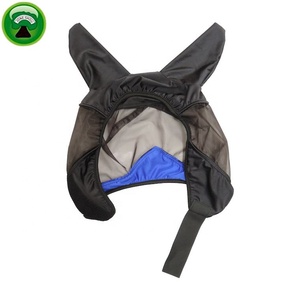 Professional Equestrian PVC <b>Net</b> Fit Horse <b>Fly</b> Mask - Product Image 3