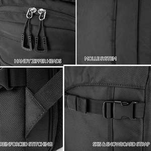 Sac de ski léger avec plusieurs compartiments et conception facile à transporter, sac de ski avec fermetures éclair robustes - Product Image 6