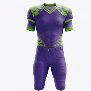 Uniforme de Fútbol Americano Personalizado, Jersey Transpirable de Manga Corta y Pantalones de Alto Rendimiento para Clubes y Academias Deportivas - Product Image 2