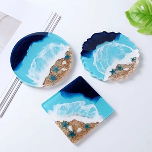 Handmade High Quality Classic Eco-Friendly Resin <b>Coasters</b> for Drinks Handcrafted From India - Product Image 4