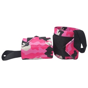 High Quality Custom Printed Polyester Gym Wrist <b>Wraps</b> Performance Weightlifting Support for Bodybuilding - Product Image 1