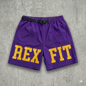 กางเกงขาสั้นออกกำลังกายลำลองสำหรับผู้ชาย REXFIT SPORTS ผ้าฝ้าย สตรีทแวร์ กางเกงฝึกซ้อม ผู้ผลิตตามสั่ง น้ำหนักเบา แห้งเร็ว - Product Image 3