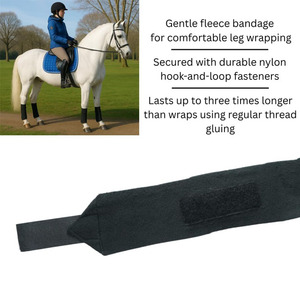 Bandages de polo et bandages d'écurie personnalisables et durables en polaire pour chevaux à prix économique - Product Image 4
