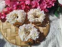 Gelang Gota Gajra Jasmine Buatan Rajasthani untuk Pernikahan India, Haldi, Henna, Nikah, Sangeet, Perhiasan dan Suvenir Perayaan