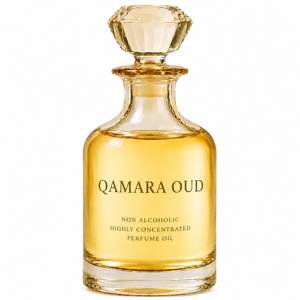 Huile de parfum concentrée (Attar) Qamara Oud de haute qualité, écologique, 50 grammes, non alcoolisée, unisexe, parfum longue durée - Product Image 1