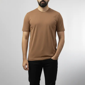 Camiseta Informal de Cuello Redondo de Alta Calidad Hecha en Fábrica, Precio al por Mayor, Camisetas de Moda para Jóvenes y Adultos - Product Image 1