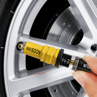 MAISOON Kit de dégonflage automatique des pneus 4 pièces, 10-30 PSI, valve de dégonflage réglable à arrêt automatique pour 4x4, tout-terrain, Jeep, SUV, camion