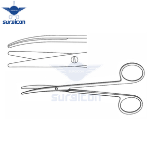 Tijeras Metzenbaum de 14.5 cm (5½ Pulgadas), Curvas, de Acero Inoxidable, Reutilizables, para Cirugía General y Plástica - Product Image 4