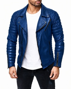 Chaqueta de Moto Unisex de Cuero PU, Corte Holgado, Transpirable, con Cierre de Cremallera, Cuello Alto, Color Sólido, Manga Regular, Estilo Urbano para Invierno - Product Image 4