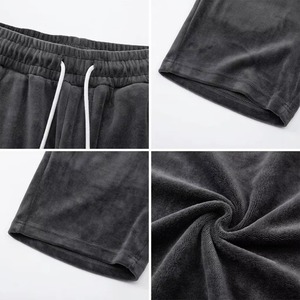 Pantalones Cortos Casuales de Cintura Media 100% Poliéster para Entrenamiento de Verano, Boxeo, Muay Thai, Lucha, con Cierre Elástico y Diseño Sólido - Product Image 6