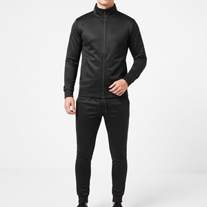Chándal Juvenil para Hombre, Estilo Urbano Moderno, Corte Regular, Ecológico, Transpirable, Informal de Invierno, con Forro Polar - Product Image 1