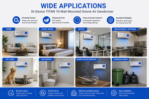 Purificador de Ozono de Pared Dr.Ozone Titan 5 de 5g/h – Máquina de Ozono Compacta para Desodorización de Habitaciones - Product Image 4