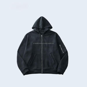 Sudadera con Capucha para Hombre, Otoño-Invierno 2026, Estilo Moderno, Simple, Holgada, con Cierre, Chaqueta con Capucha - Product Image 6