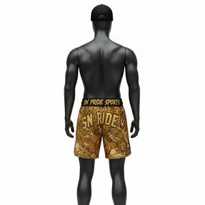 Pantalones Cortos de MMA/Karate Unisex de Doble Capa de Buena Calidad, Impresión de Logotipo Personalizado, Elásticos, para Entrenamiento Deportivo, Secado Rápido y Transpirables - Product Image 3