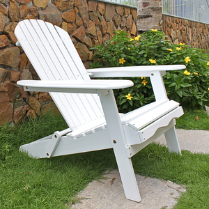 Kit de chaise Adirondack pliable de luxe pour extérieur, design moderne, en bois doux, fabriqué au Vietnam, pour salle à manger, jardin, cuisine, villa - Vente en gros - Product Image 4