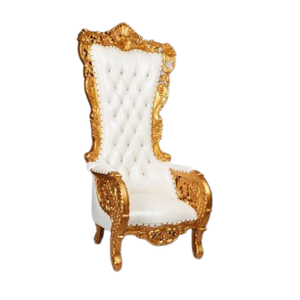 Mobilier de luxe pour hôtel Chaises King Throne Chaises à trône unique Produit personnalisé de la plus haute qualité pour mariage et hôtel - Product Image 1