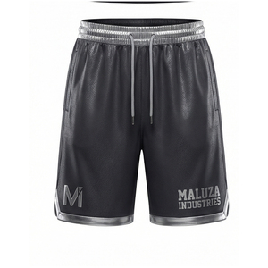 Uniforme de baloncesto personalizado, pantalones cortos transpirables, ropa deportiva, diseño de ropa de equipo para cancha urbana, MALUZA INDUSTRIES - Product Image 4