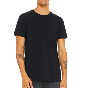 เสื้อยืดแขนสั้นคอกลมผู้ชาย Clush Industries ผ้าเจอร์ซีย์คอตตอน 100% ทรงปกติ ระบายอากาศได้ดี แห้งเร็ว สีดำ ไซส์ XL - Product Image 5