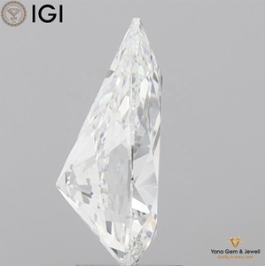 Diamant de laboratoire CVD certifié IGI, couleur E, clarté VVS1, 4,01 carats, forme poire, idéal pour une bague de fiançailles - Product Image 3