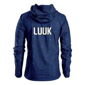 Wholesale Custom Sublimation Windbreaker <b>Jacket</b> Hooded <b>Men</b> Waterproof Lightweight <b>Running</b> Training Team Sports <b>Jacket</b> - Product Image 3