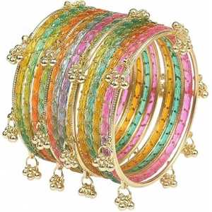 Pulseras Decorativas de Cristal, Conjunto de Joyería Tradicional con Diseño de Gota de Lluvia, Accesorios de Moda, Regalo para Mujer, Venta Directa al por Mayor - Product Image 3