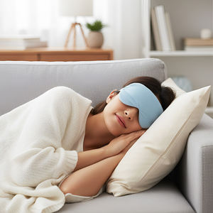 Máscara de Gel Frío para Terapia del Sueño y Alivio de Migrañas, Máscara de Ojos de Seda Fría para Ojos Hinchados, Presión Sinusal, Estrés y Alivio del Dolor de Cabeza - Product Image 4