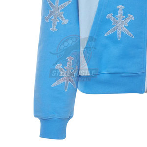Sweat-shirts à strass pour hommes de haute qualité à prix de gros, vêtements d'hiver basiques, séchage rapide, respirants - Product Image 5