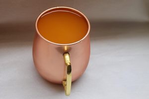 Authentic Copper Mule <b>Mug</b> with Hand Hammered Texture Uses Ideal for Cocktails Mocktails Iced Beverages and Bar Serving - Product Image 4