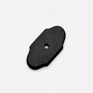 Antique Brass Hampton Backplate Furniture Hardware Cabinet Modern design Durable <b>Black</b> Matte Finished Kitchen Handle Knob Use - Product Image 1