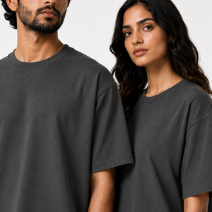 T-shirt oversize à col rond en jersey doux à manches courtes, couleur unie, pour homme, style streetwear décontracté, en coton filé à anneaux, respirant et ajusté - Product Image 6