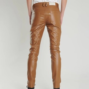 Pantalones de Cuero para Hombre, Estilo Nuevo 2026, Personalizados con Logotipo, Ligeros, de Cintura Alta, Alta Calidad, Color Sólido, para Uso Casual - Product Image 5