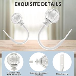Clips de <span class=keywords><strong>rideau</strong></span> en gros, anneaux de <span class=keywords><strong>rideau</strong></span>, accessoires décoratifs pour tringles à rideaux de salon - Product Image 4