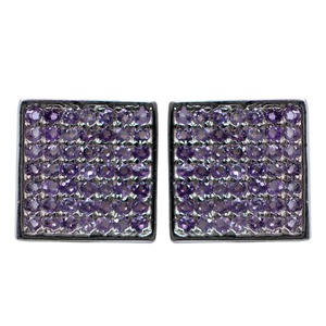 Premium 925 Sterling Silver Rhodium White <b>Opal</b> Statement <b>Earrings</b> with Black CZ Accents and Decorative Drop Design - Product Image 1