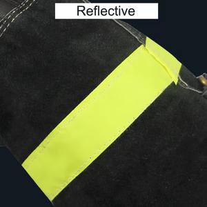 Gants d'Extrication en Cuir Imperméables, Résistants à la Chaleur et Ignifuges pour Pompiers avec Bande Réfléchissante - Product Image 6