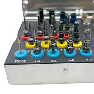 Kit de 21 Piezas para Osteodensificación Dental, Sistema de Brocas para Implantes con Tope, Instrumentos Quirúrgicos Dentales Negros de Calidad - Product Image 3