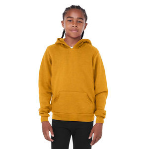 เสื้อฮู้ดเด็กสีพื้นแบบกำหนดเอง ผ้าฝ้าย 100% เสื้อฮู้ดเด็กแบบสวมหัว - Product Image 3