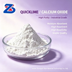 Fournisseur de poudre de chaux vive industrielle de qualité supérieure, oxyde de calcium CaO, pour la métallurgie, la construction et les marchés mondiaux - Product Image 1
