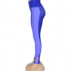 Pantalones de Yoga de cintura elástica para mujer, pantalones deportivos para gimnasio, logotipo personalizado, Control de barriga, realce de glúteos, mallas de yoga con cintura elástica - Product Image 5