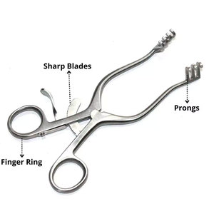 เครื่องมือผ่าตัดสัตว์คุณภาพสูง Weitlaner Retractor แบบใช้มือ ผลิตด้วยมือ ได้รับการรับรองมาตรฐาน CE รับประกัน 3 ปี ราคาประหยัด - Product Image 3