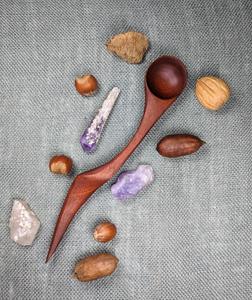 Cuchara de Té de Madera Sostenible Hecha a Mano, Cuchara para Café y Azúcar con Mango Suave, Utensilio de Cocina - Product Image 3