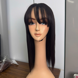 2025 nouvelle vierge cheveux vietnamiens perruques de cheveux humains sans colle couleur naturelle perruque droite pour les femmes noires brute HD frontale dentelle perruque - Product Image 2