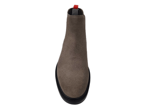 Mocasines de Gamuza Color Tabaco para Hombre, Punta Redonda, Sin Cordones, Suela de Goma Transpirable, Color Sólido, para Todas las Temporadas - Product Image 2