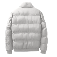 Veste d'hiver pour homme en duvet, avec logo personnalisé OEM, épaisseur standard, teinte unie, veste en polaire pour homme, vêtements d'extérieur pour homme