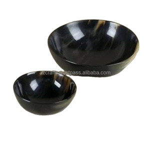 Tazones de sopa de ensalada/vajilla pulida de diseño Vintage de alta calidad, Búfalo sostenible empaquetado para regalos ecológicos personalizados - Product Image 5