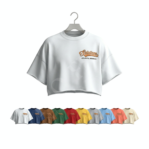 Camiseta de Hombre 2026, Nuevo Diseño, Estilo Oversize, Corta, Desgastada, Hombros Caídos, Casual, Verano, Calidad Premium, 100% Algodón, Hip Hop - Product Image 1