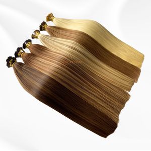 Extensions de cheveux de luxe en gros I Tip Extensions de cheveux d'usine directes pointes complètes et Texture naturelle Extension de cheveux naturels de qualité supérieure Remy - Product Image 2