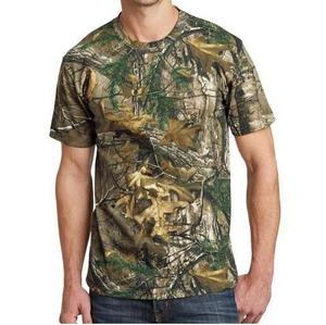 T-shirt Bottomland pour homme, respirant, camouflage, randonnée, chasse, voyages, motif Bottomland, avec logo personnalisé - Product Image 3